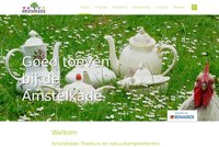 Amstelkade: theehuis en natuurkampeerterrein
